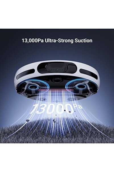 EZVIZ RS20 Max Robot Vacuum Cleaner with Mop Function, 13000 Pa Cleaning Vacuum, Active Obstacle Avo