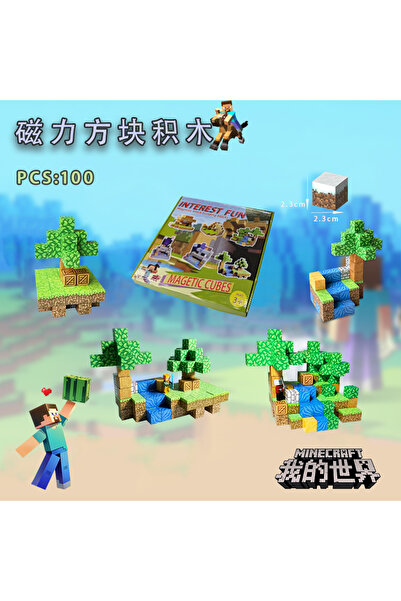 Prime Manyetik Küpler- 3 Boyutlu Mıknatıslı 100 Parça Manyetik Oyuncak Küpler...