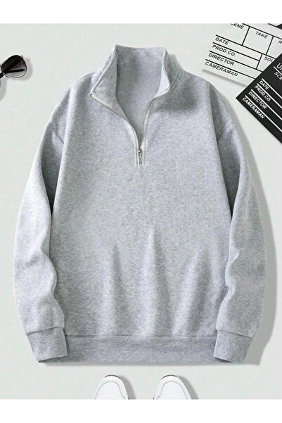 Wish BF Hanorac unisex pentru bărbați/femei, cu jumătate de fermoar, colorat,...