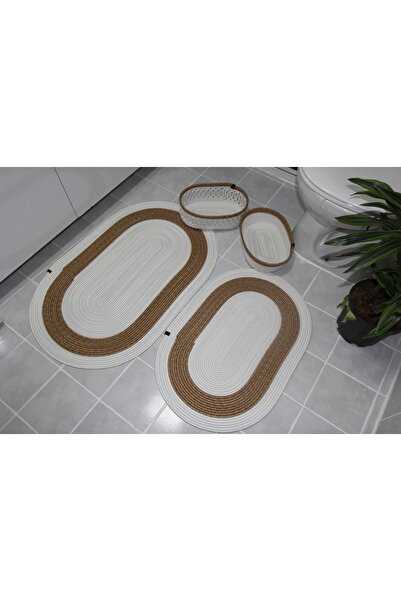 fa collection desing Jute, Bathroom Set, Bath Set, Bath Mat, Mat Set, Makeup Basket, Detergent