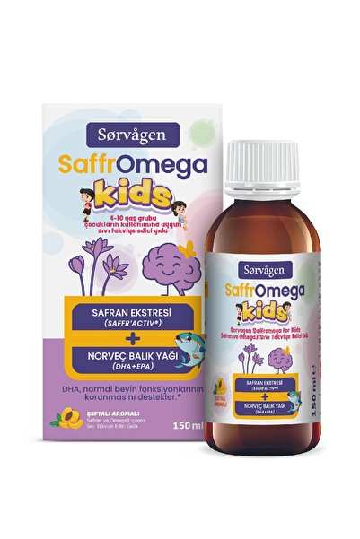 Sorvagen SaffrOmega Kids ( Safran ve Omega3) -150 ml