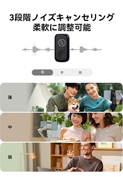 HollyLand (Lark A1 Combo) Wireless Microphone (Space Gray, with USB-C RX + Lightning RX + Charging C