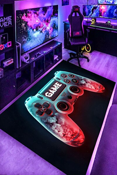 Qatalina Kaymaz Taban Makinede Yıkanabilir Gaming Oyuncu Playstation Xbox Gam...