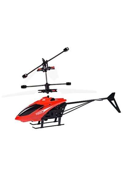 dalimag Elicopter zburător cu senzor de inducție, roșu/negru