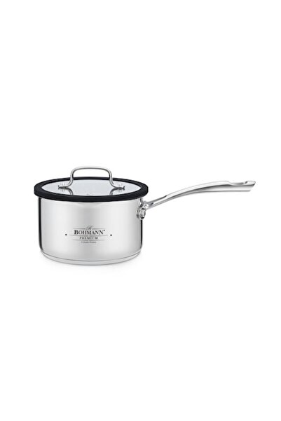 Bohmann Oală Premium cu Capac, Oțel Inoxidabil 18/10, 16 CM, 1,8 L, Inducție