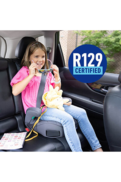 Graco i-Size booster car seat, Booster Max Iron, 137-150 cm, R129 certificate