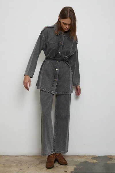 QANU Τζιν Σετ Γκρι