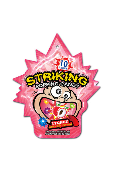 Striking حلوى البوبنج 15 جم - ليتشي فلف × 48