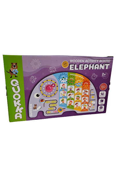 Quoika Tabla Educativa cu Activitati Elefantul