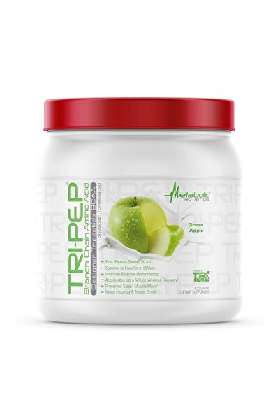 Metabolic Nutrition TRI-PEP BCAA (حمض أميني متفرع السلسلة) 400 جرام - تفاح أخضر