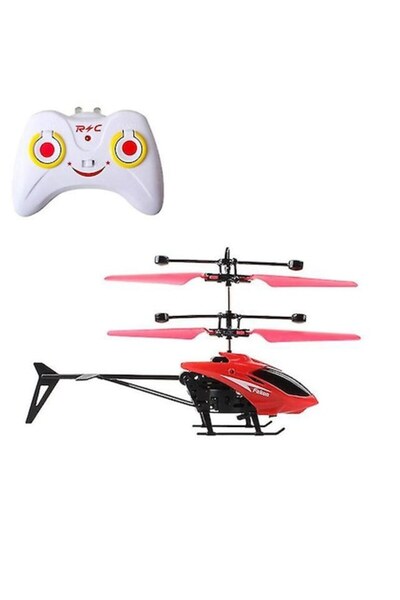 dalimag Elicopter de jucărie, 2 canale, control infraroșu, albastru/roșu/galb...