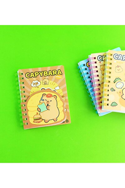 Gift Moda Capybara Spiral Lined Notebook