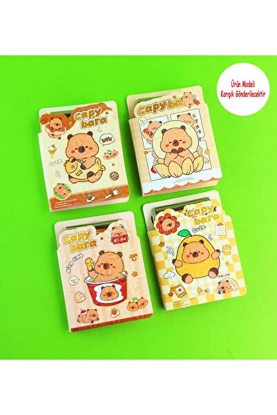 Gift Moda Capybara Secretariat Mechanized File Notebook