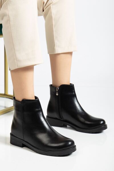 İnfon Ayakkabı Marketi Boots 165-204 Black Yanki Daily Women's Boots