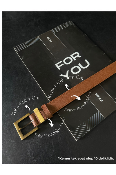 Fiori حزام نسائي مربع الشكل بإبزيم عتيق، حزام للبنطلون، حزام للسترة، حزام للم...