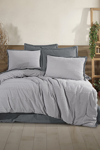 Nordqueen 100% Cotton Double Tasseled Duvet Cover Set Bonami