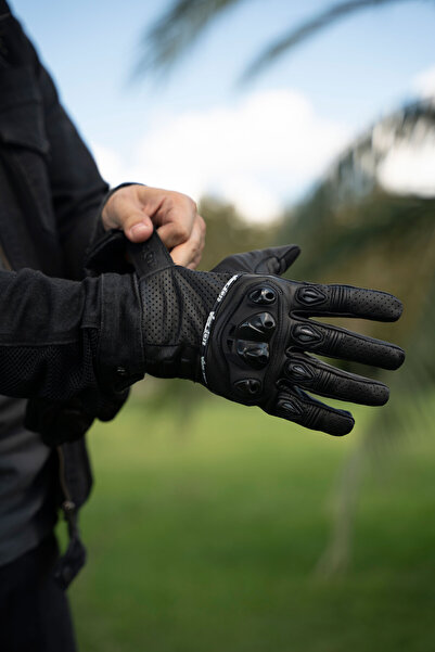 Tech90 Cruizer Profesyonel Korumalı Motosiklet Eldiveni