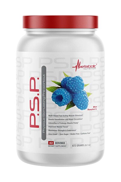 Metabolic Nutrition مكمل غذائي P.S.P Physique Stimulating Pre Workout 672g - توت أزرق