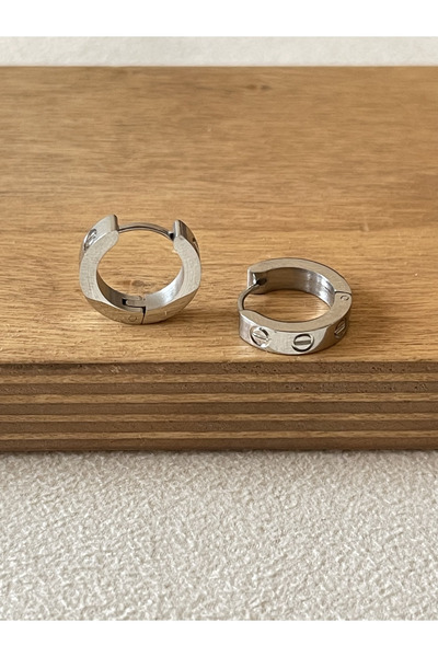 Rupen Kraft 316l surgical steel classic gold model stainless steel hoop earrings