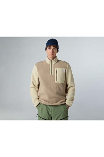 THE NORTH FACE M Yumiori 1/4 Zip Half Zipper Φούτερ με φερμουάρ, κατάλληλο για καθημερινή χρήση, χειμερινό φλις, πολύχρωμο