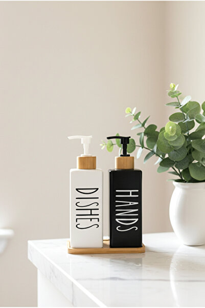 FH finehome Sorano 2'li Standlı Kare Sıvı Sabunluk