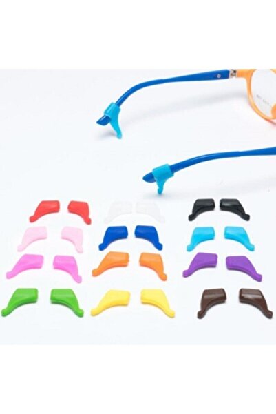 Kai Gözlük Sapı Tutucu - Silikon Kaydırmaz Kulak Tutucu - Küçük Boy Fuşya Rengi