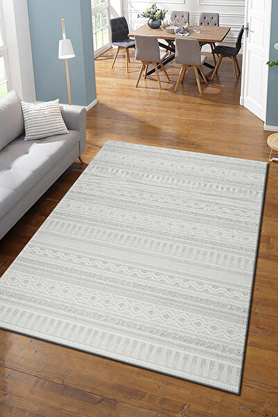 Anaska Home İskandinav Halı Modern Salon ve Mutfak Halısı Kolay Temizlenir Öz...
