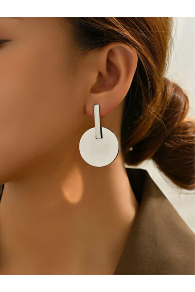 Inovius Кръгли сиви обеци - 14813