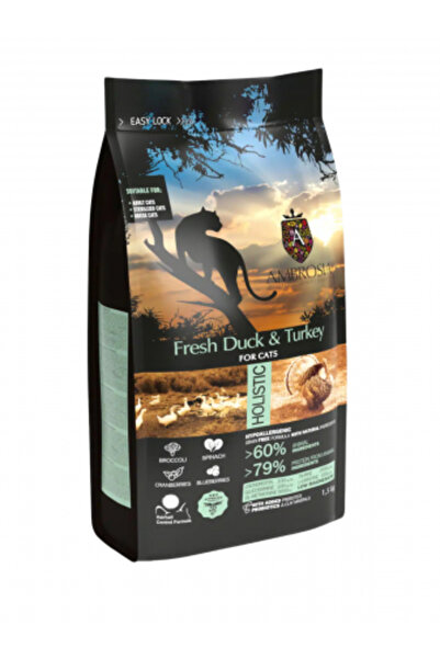 Ambrosia Hrană sterilă pentru pisici, rață și curcan, hipoalergenică, fără ce...