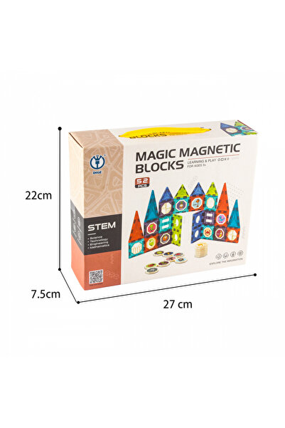 Dige Toys Joc Constructie Magnetic - Magic Set 52 Piese