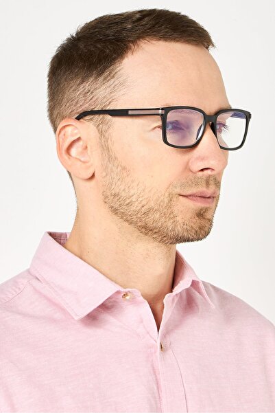 A & A Glasses Men WR-S6920S Rectangular Reading Glasses, Black