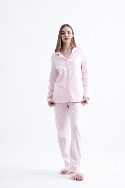 Yeniİnci Cotton Pajama Set 5004