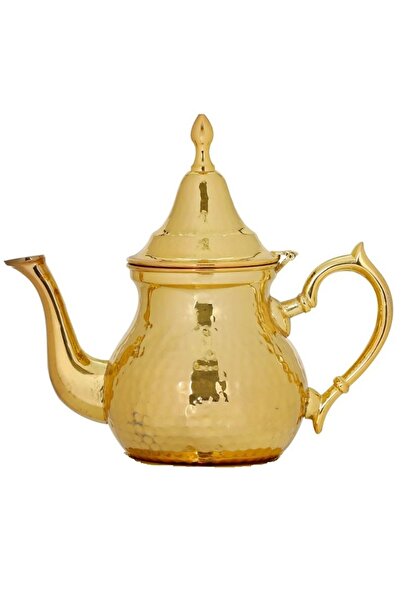 LUXURY Moroccan Teapot with Hammered Copper Warming Base, 400ml
