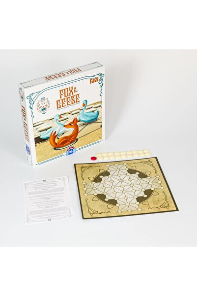 D-Toys Joc Vulpea și Gâștele – Joc de societate și de strategie