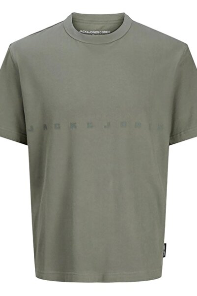 Jack & Jones 12276640 Jcolıdo Fabric Branding Tee Ss Crew Neck Men's T-Shirt