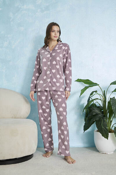 STELLAPİNK Σετ πιτζάμες με μακρύ μανίκι και κουμπιά στο μπροστινό μέρος με σχ...