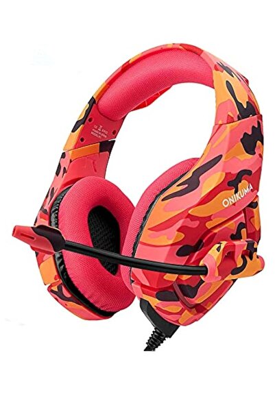 Onikuma K18 Gaming Headphone Pink