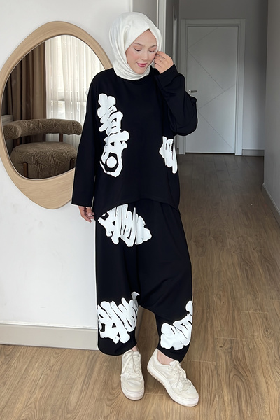 SaklıButik Σετ αθλητικής φόρμας Samba Shalwar με λεπτομέρειες