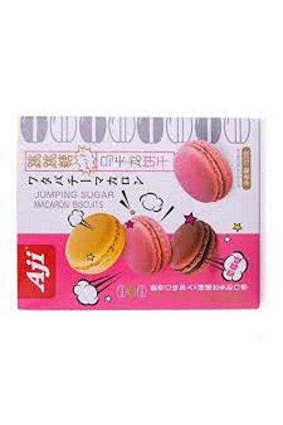 AJI بسكويت ماكارون السكر بنكهة الفراولة 133 غرام (24 × 133 غرام)