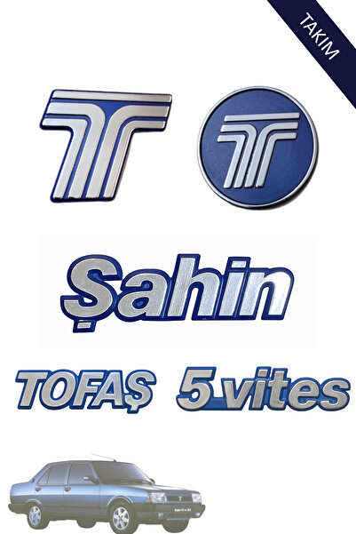 MEFAUTO طقم تفاصيل تزيينية لسيارة توفاش شاهين 5 سرعات، يشمل غطاء أمامي وحروف ...