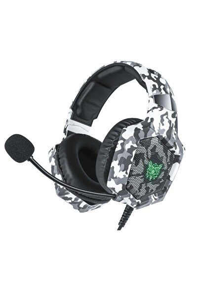 Onikuma K8 Gaming Headset Wired Stereo Headphones Noise-Canceling With Mic LED Lights Earphone