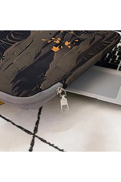 Dodemert Home Мека калъфка за лаптоп от полиестер с цип и мотив с котенца (38,1 см)