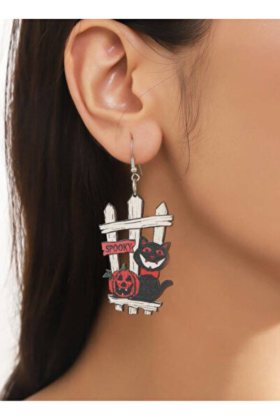 Inovius Cercei de Halloween Tip Dovleac si Pisica - 71612