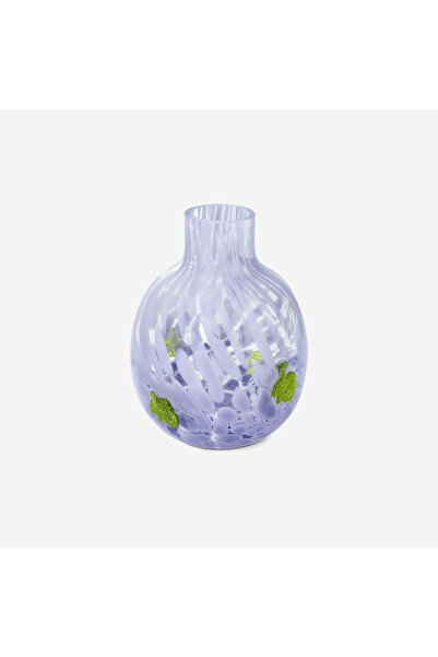 Flying Tiger Copenhagen Mor Puantiyeli Cam Vazo