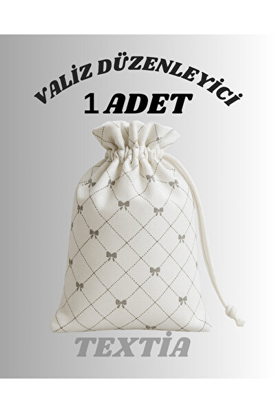 Textia Home Büzgülü Bebek Bakım Çantası Hastane Çıkış Doğum Organizeri, Seyahat Çantası Organizer