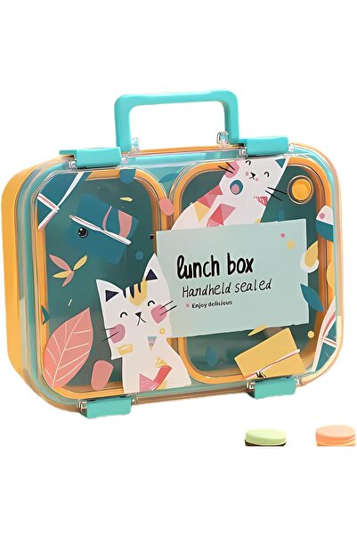 Twisoo B136 850ml Microwavable Plastic Lunch Box – Dishwasher Safe, UV Printe...