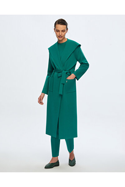 MISS DALIDA T24K-9007 Beli Kuşaklı Düz Renk Hırka IMOLA-EMERLAND