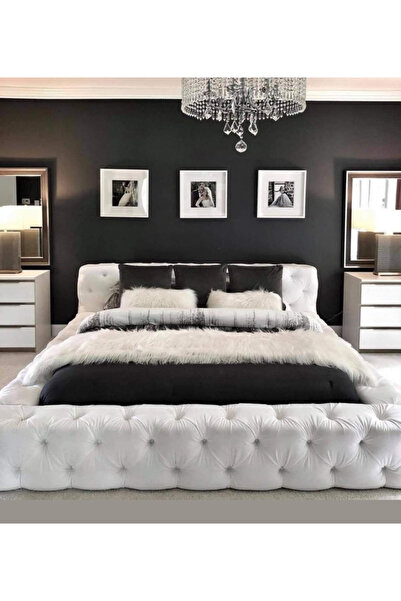 HMZ Velss - Modern Chester Tasarım Çift Kişilik Karyola ve Başlık