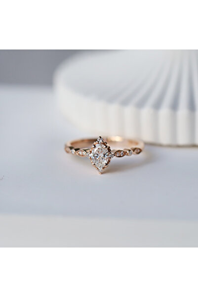 inza pırlanta 0.62 CT Özel Tasarım Mini Selius Pırlanta Yüzük