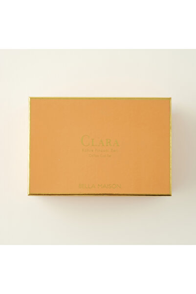 Bella Maison Clara Set of 2 Porcelain Coffee Cups Orange (90 Cc)